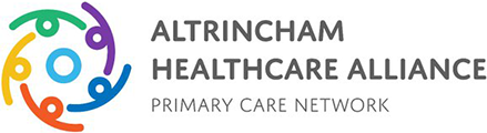 Altrincham Healthcare Alliance PCN logo and homepage link