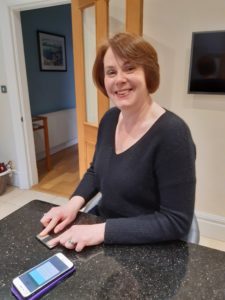 Dr Kate Jennings from Altrincham Healthcare-Alliance demonstrating the handheld ECG device being rolled out to help detect AF in Trafford